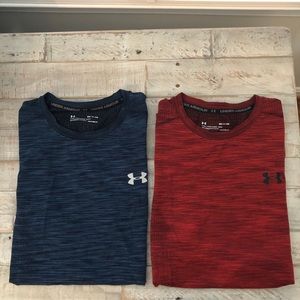 2 Under Armour Men’s Fitted Athletic Shirts